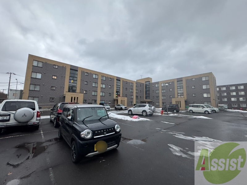 建物外観　札幌市北区百合が原「パークハイツＨ棟」