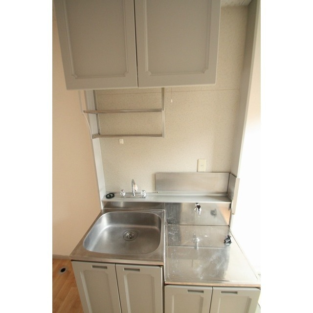 キッチン　ガスコンロ設置可