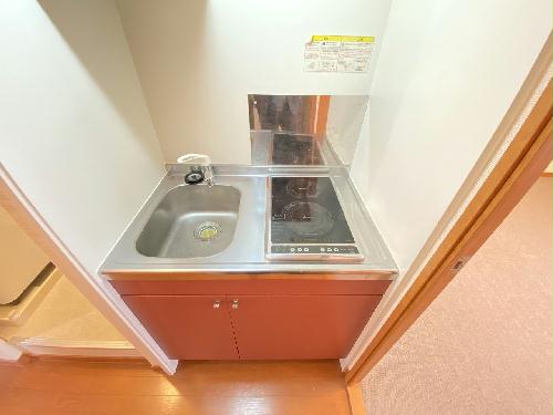 キッチン　電気コンロ　2口