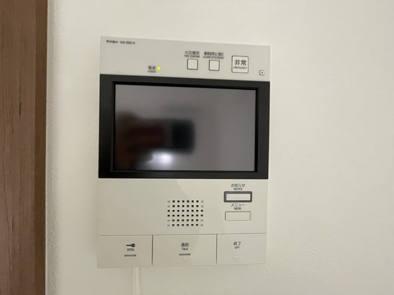 セキュリティ　※別部屋の写真です