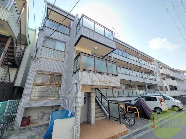 建物外観　豊中市庄内幸町「ヴィラ・バショウ」