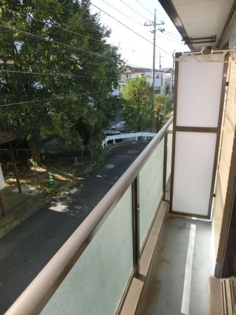 眺望　明るいバルコニー