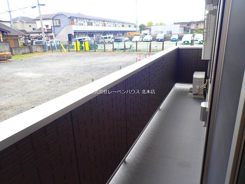 バルコニー　同物件同間取り別部屋参考写真