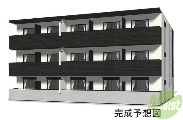 建物外観　仙台市太白区中田町「中田町アパート仮」