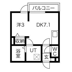 メリディアン岩沼壱番館の間取り写真