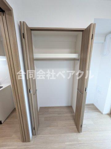 収納　たっぷりとした収納スペースです