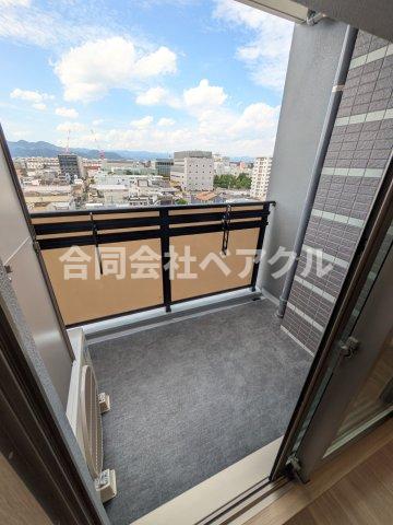 バルコニー　広々としたバルコニーです