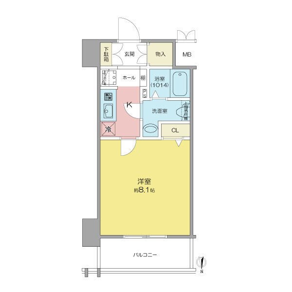 SHOKEN Residence名古屋SOUTHの間取り写真