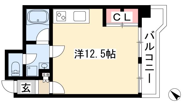 サンプラザ金山の間取り写真