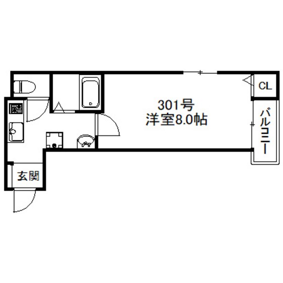 ＪＲ筑肥線 今宿駅 徒歩6分 3階建 築20年の間取り写真