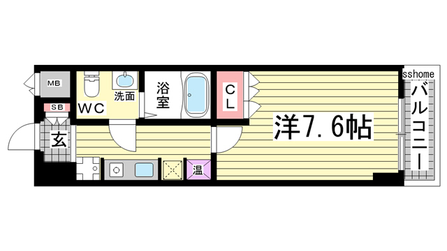 エポック弓木の間取り写真
