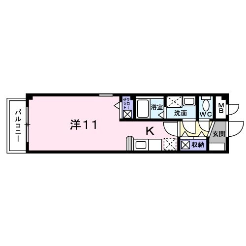エバーグリーンの間取り写真