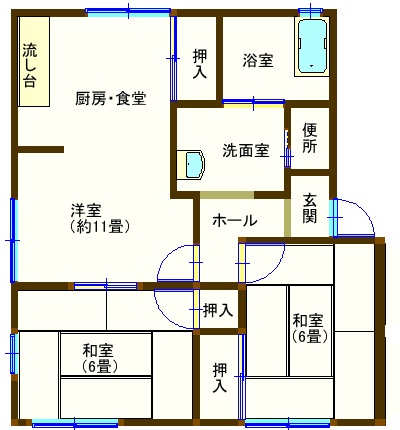 ラフォーレ上渋垂の間取り