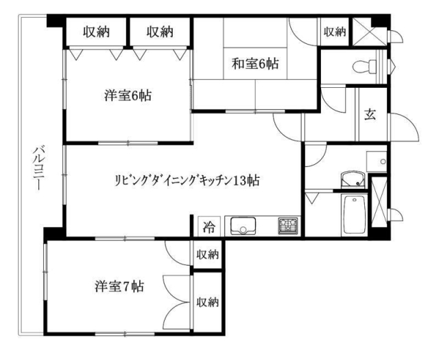 室町ハイツの間取り