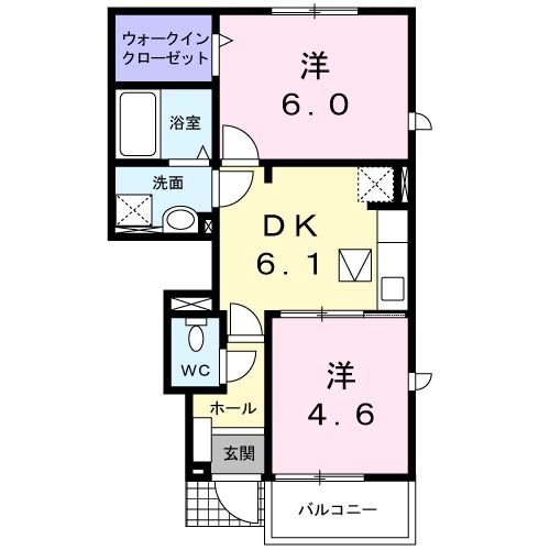 グラン　ブローテ・IＢの間取り