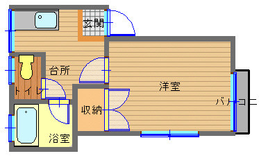 PlanetCore片淵Bの間取り