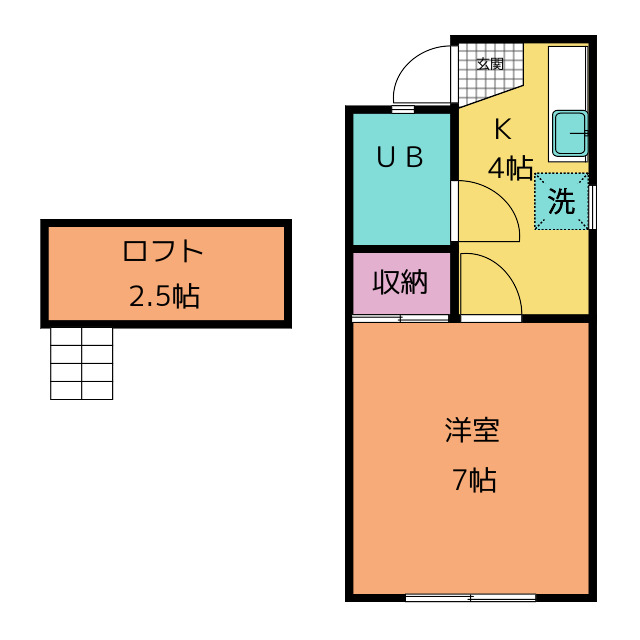 サンコーポ東の間取り