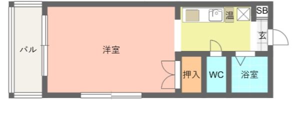 アメニティｉｎ唐津の間取り