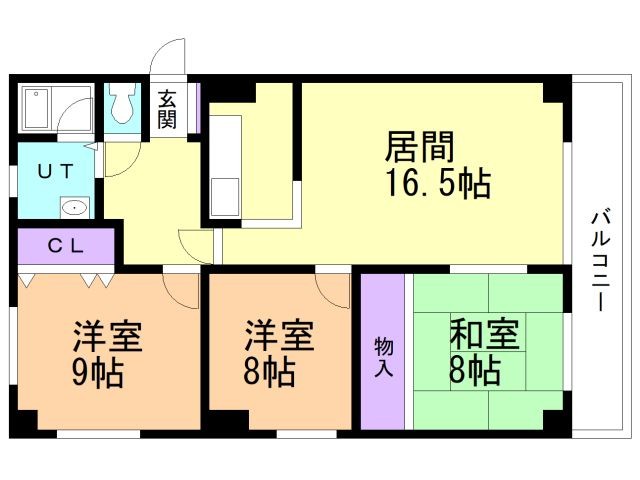 マンションウィンズの間取り