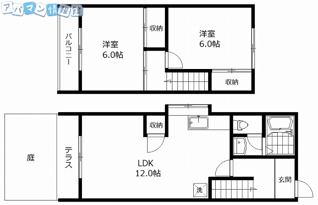 タウンハウス文京の間取り