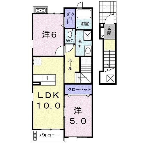 ケンジントンハウスＡの間取り