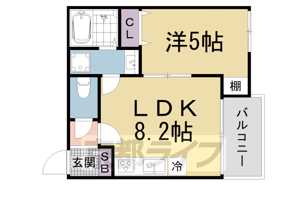 マナーズハウス山科駅前Iの間取り