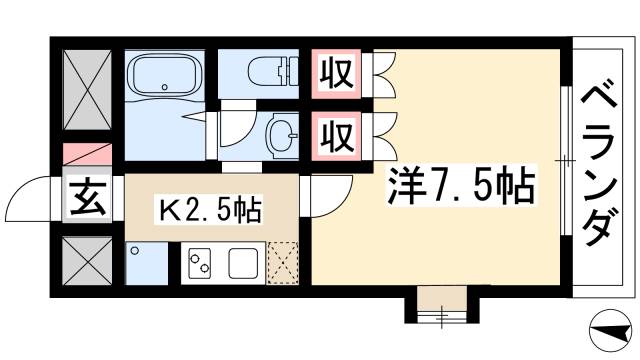 ルーエンハイムの間取り