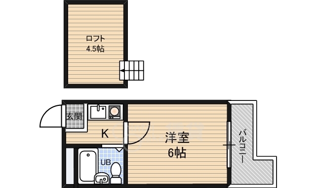 ビューパレー壱番館の間取り