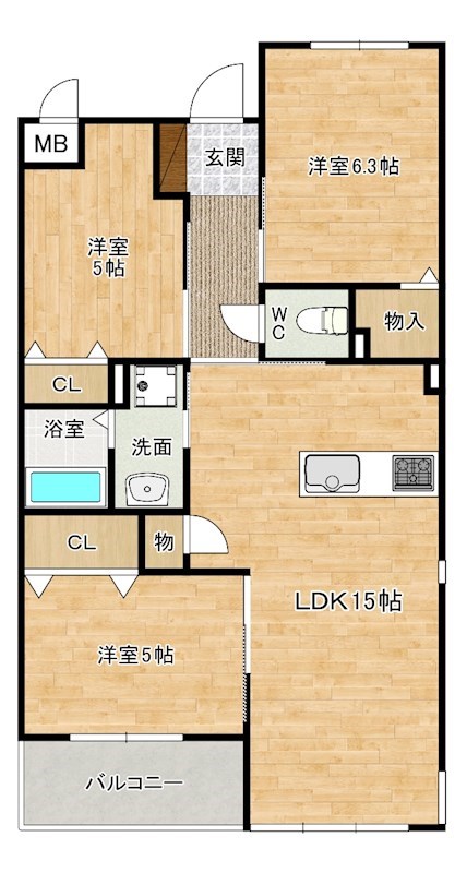 CITRUS　TREE（シトラス　ツリー）の間取り