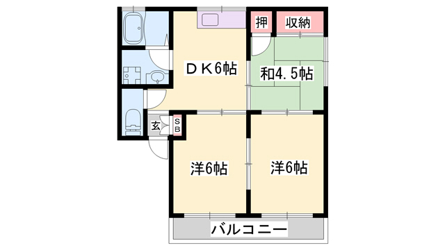 ファミール御立東の間取り