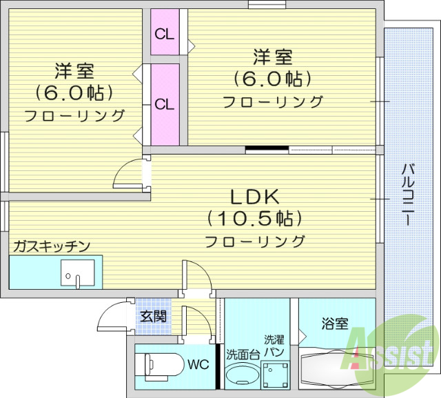 MSプレイス5の間取り