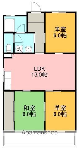 美誠マンションの間取り写真