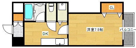 【広島市西区中広町のマンションの間取り】