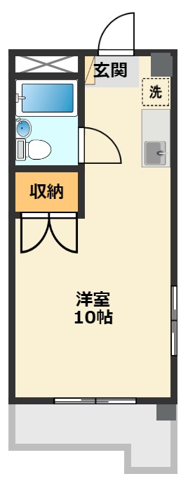 グリーンハイツ浅野の間取り