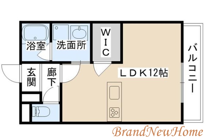 堺市堺区鉄砲町のマンションの間取り