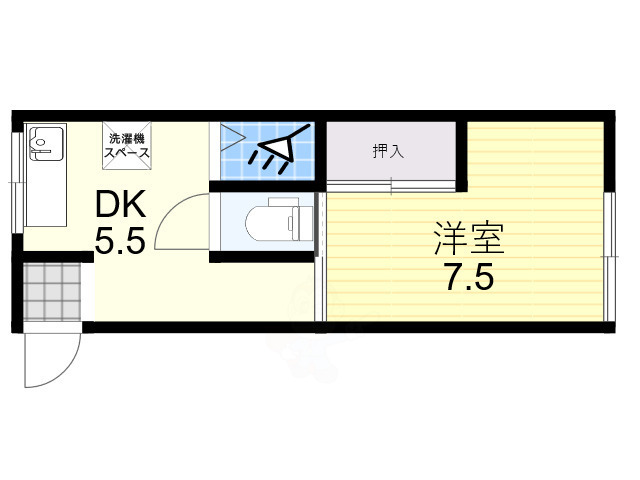 大阪市西成区天下茶屋のマンションの間取り