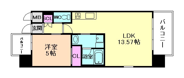 プレジオ御幣島ASIANの間取り