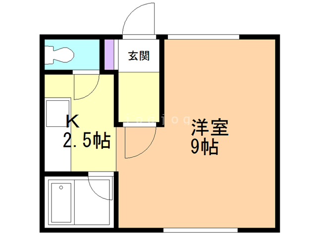 【コーポプラスの間取り】