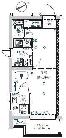 エストゥルース横浜子安の間取り