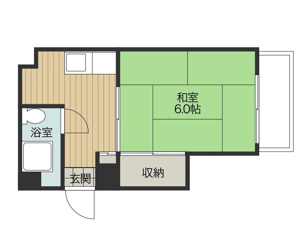 たけマンション（甲突町）の間取り