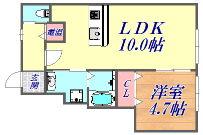 【プロヴァンス壱番館の間取り】