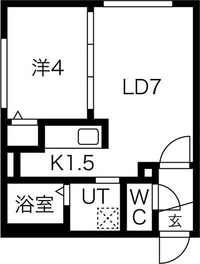 ラフィーネ栄町の間取り