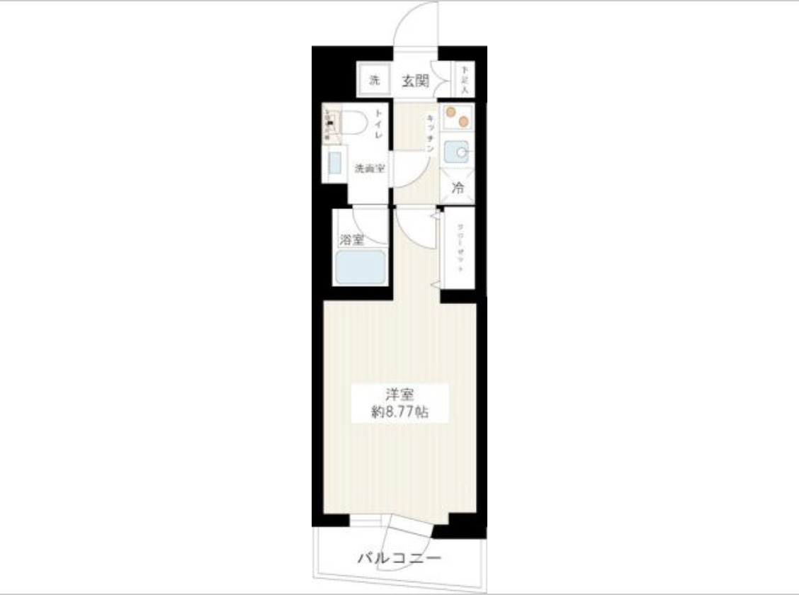 板橋区成増のマンションの間取り