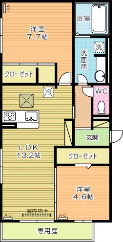 Ｍａｉｓｏｎ　ｄｅ　Ｈｉｐｐｏ(メゾンドヒッポ)の間取り