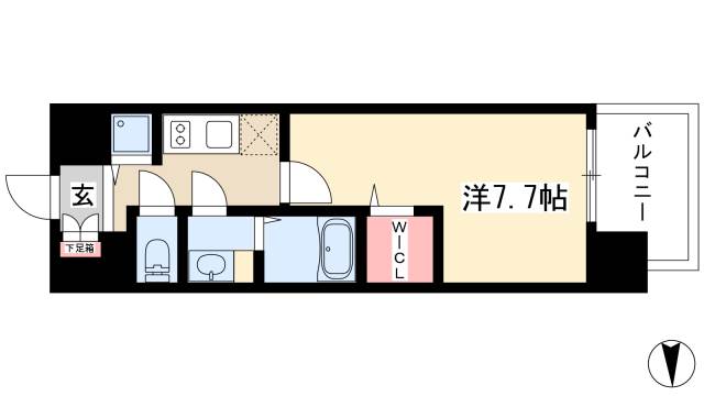 プレサンスジェネ葵の間取り