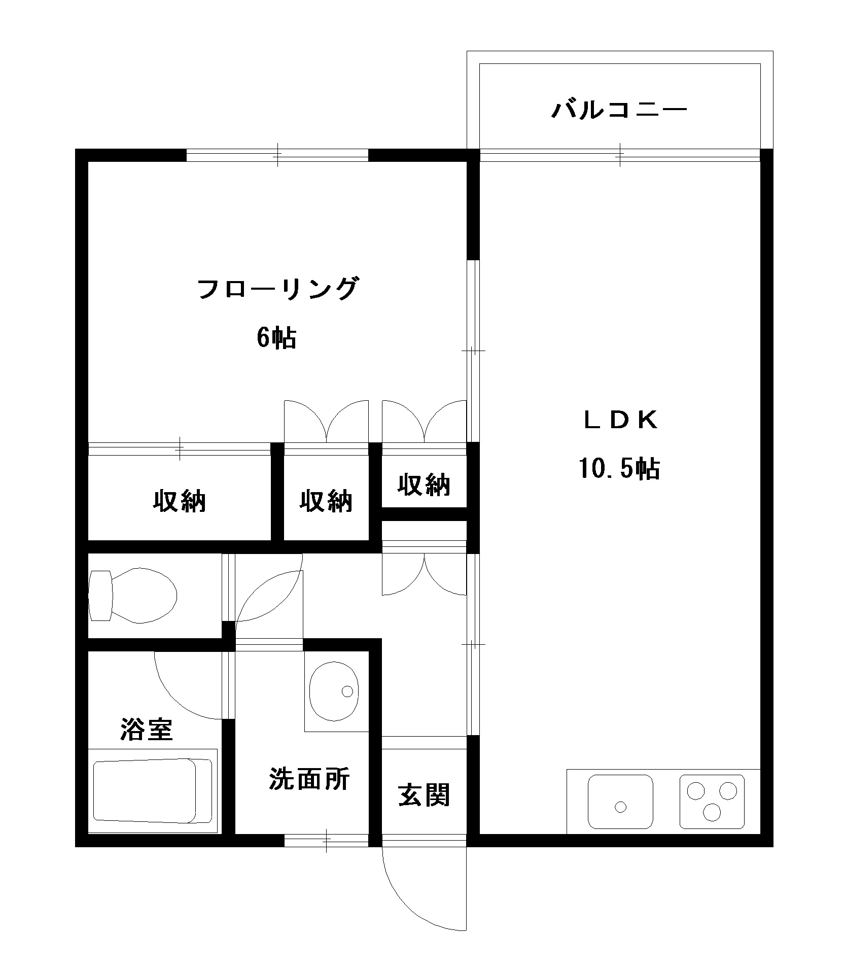 ハイムフロイデの間取り