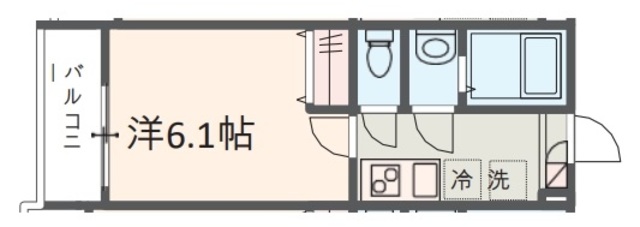 MELDIA西八王子IIの間取り