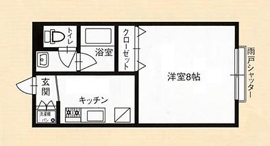 アミティ元町Ａ棟の間取り