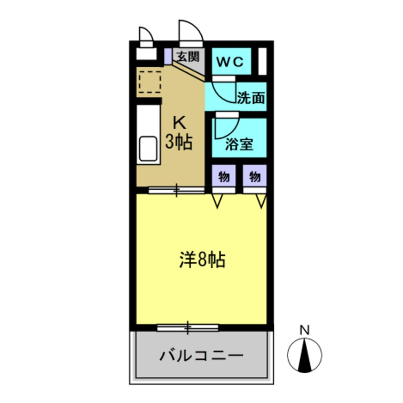 サープラス東郷IIの間取り