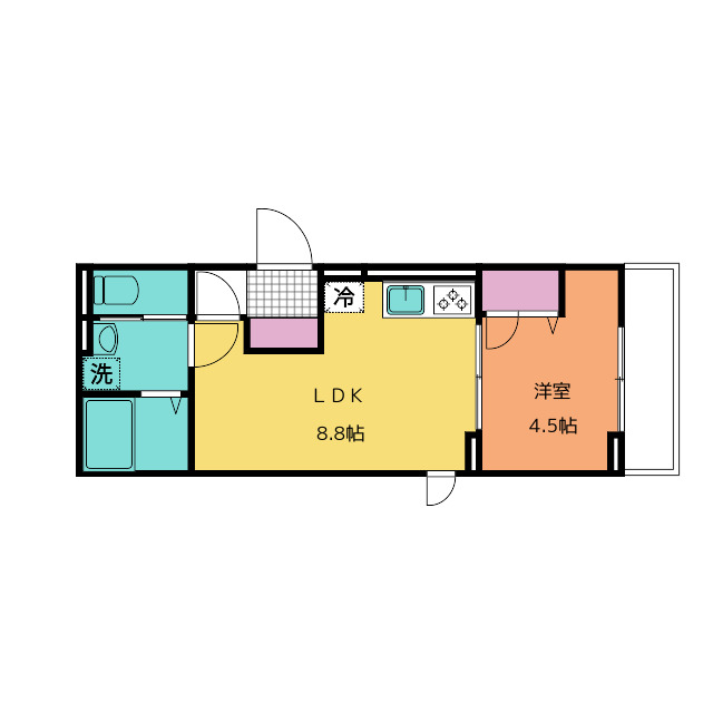 グラナーデ西瑞江IIの間取り